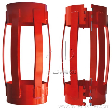 Cast top wire casing rigid roller centralizer